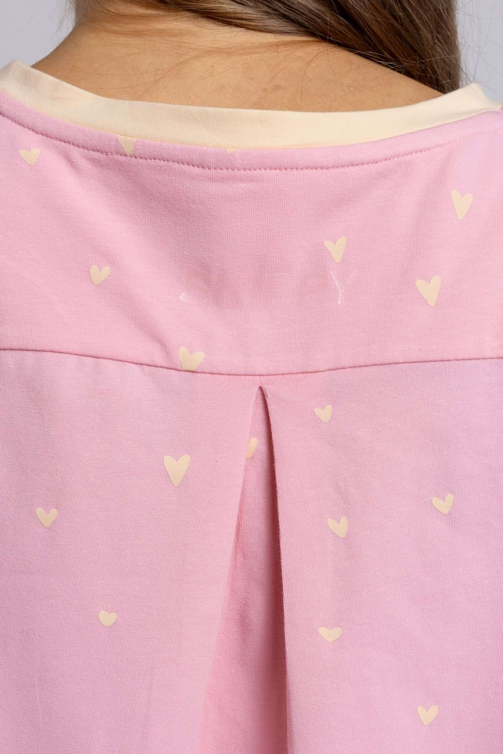 Light Pink Hearts Women's Nightgown