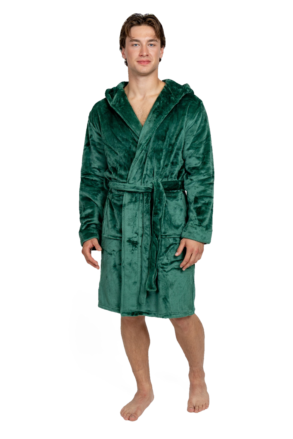 Dark Emerald Men's Bathrobe