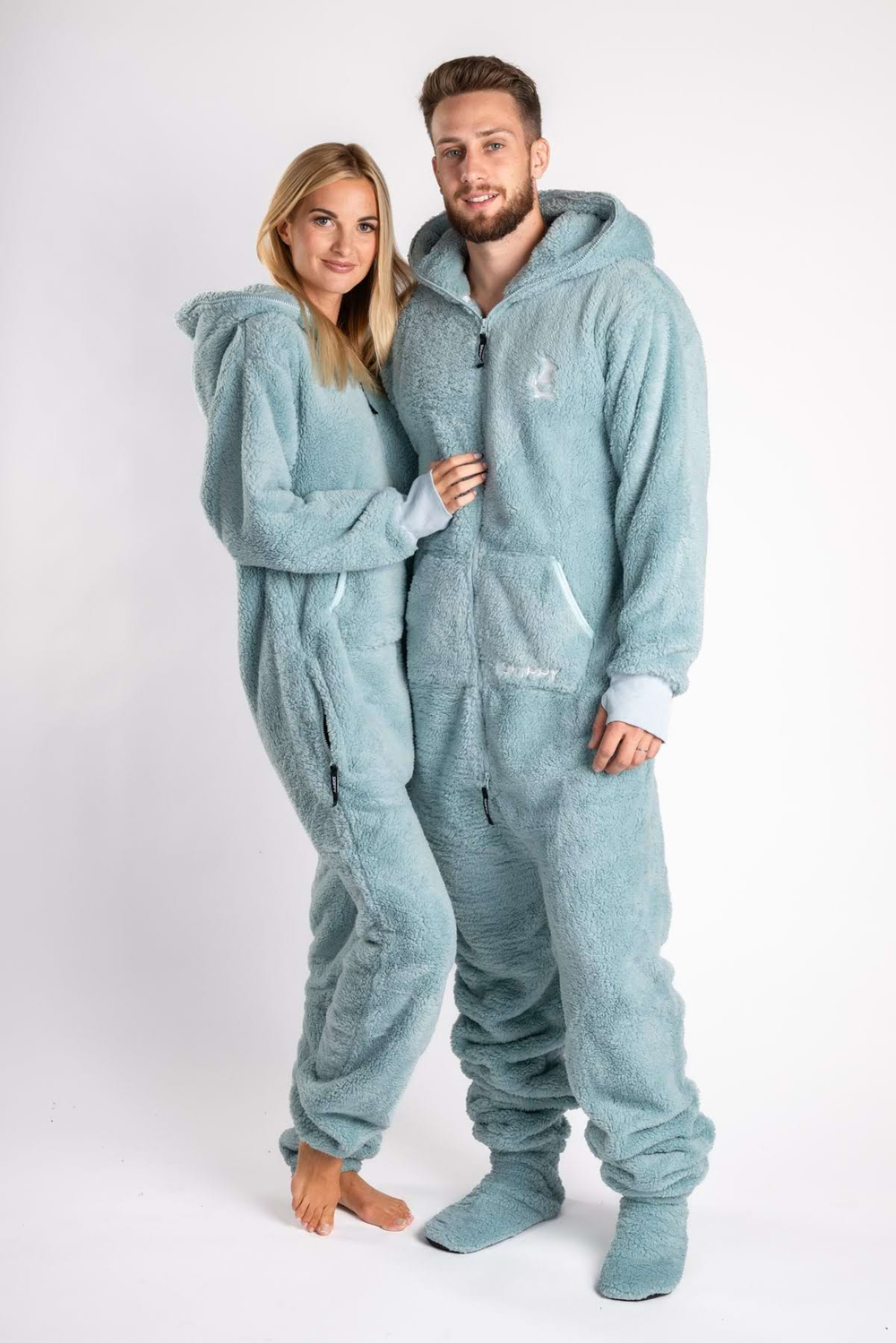 Dusty Mint Teddy Onesie