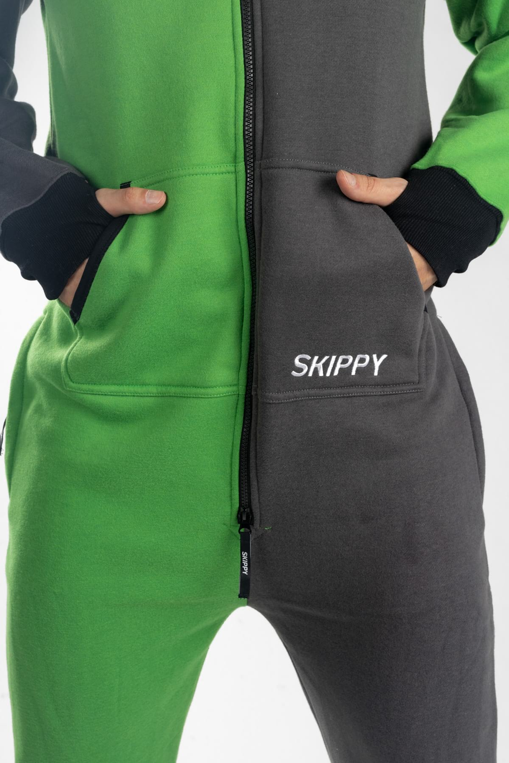 Green Gray Onesie