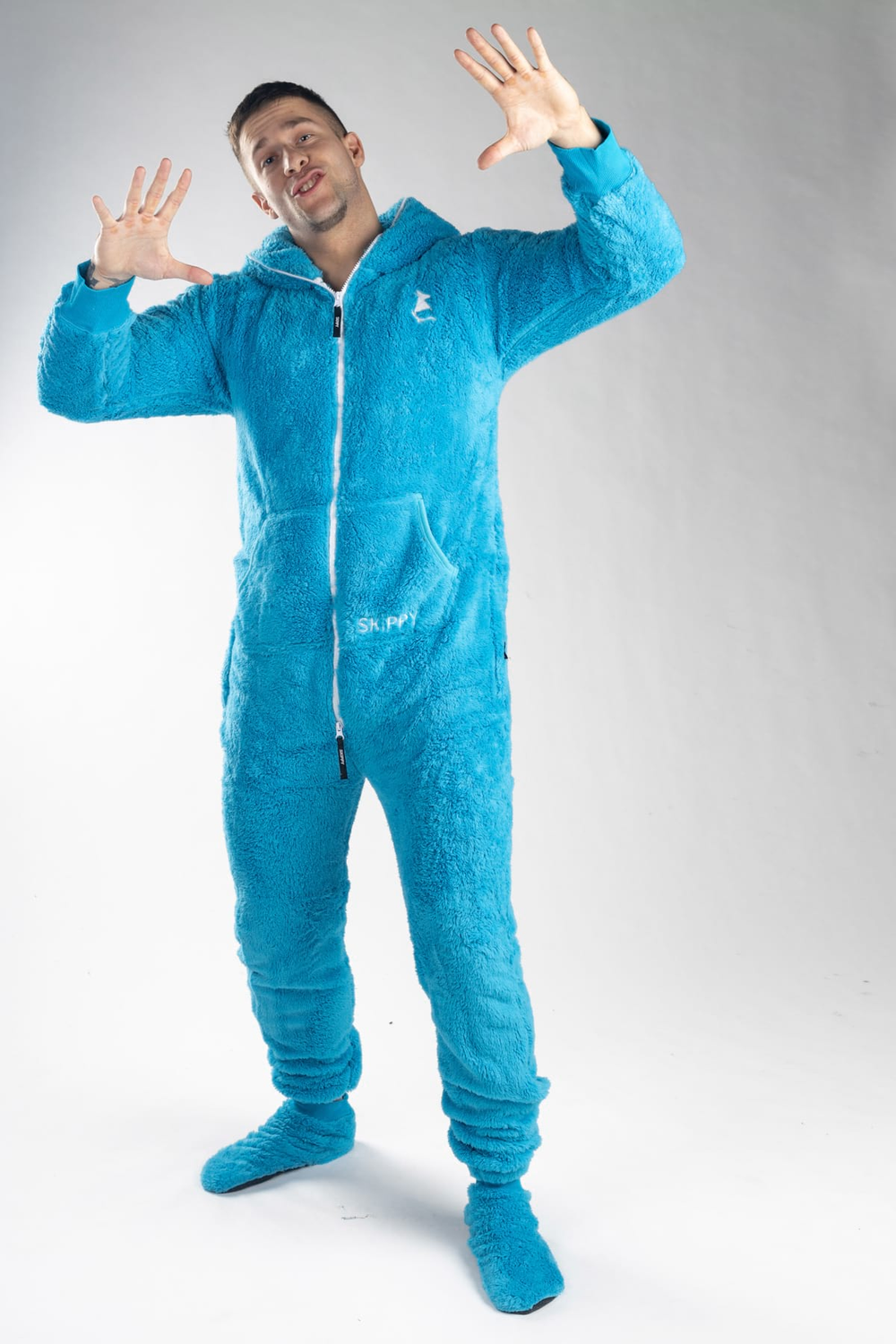 Blue Teddy Onesie