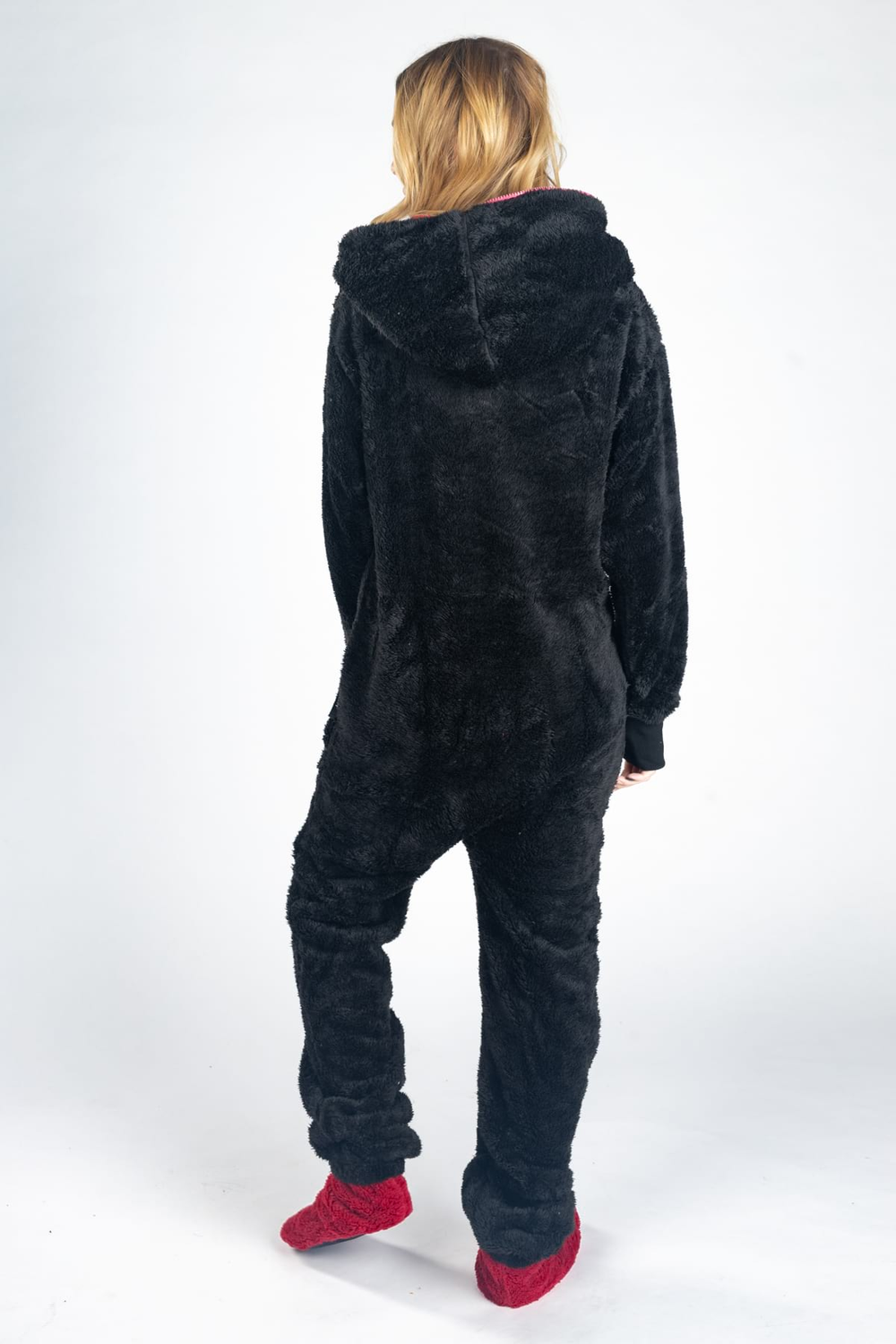 Black Pink Teddy Onesie