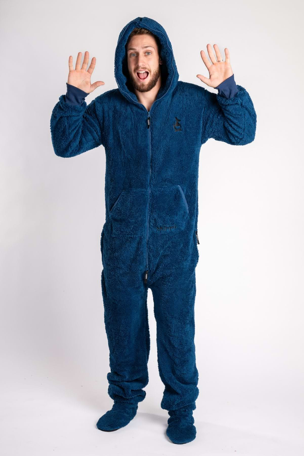 Dusty Blue Teddy Onesie