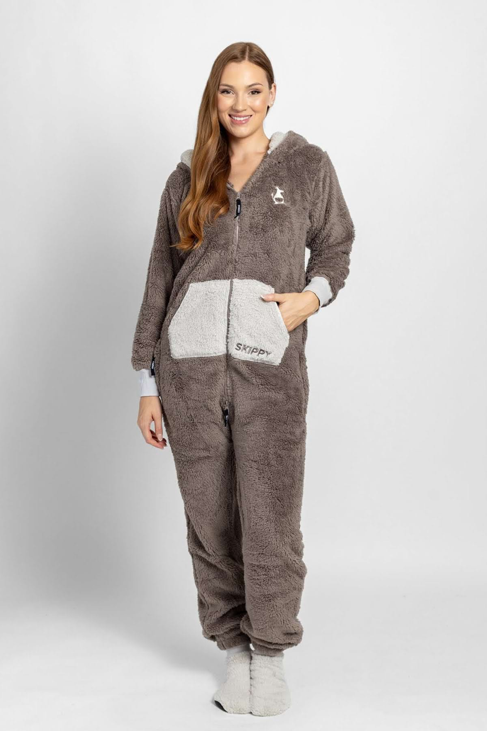 Gray Cat Teddy Onesie
