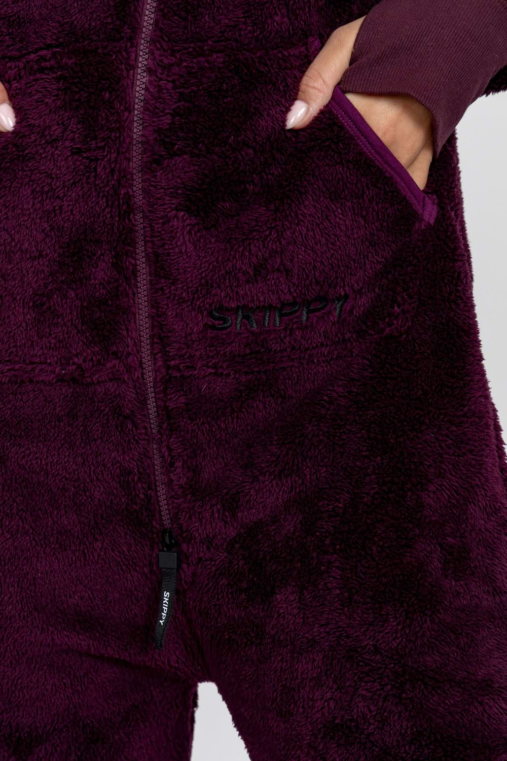 Deep Plum Teddy Onesie