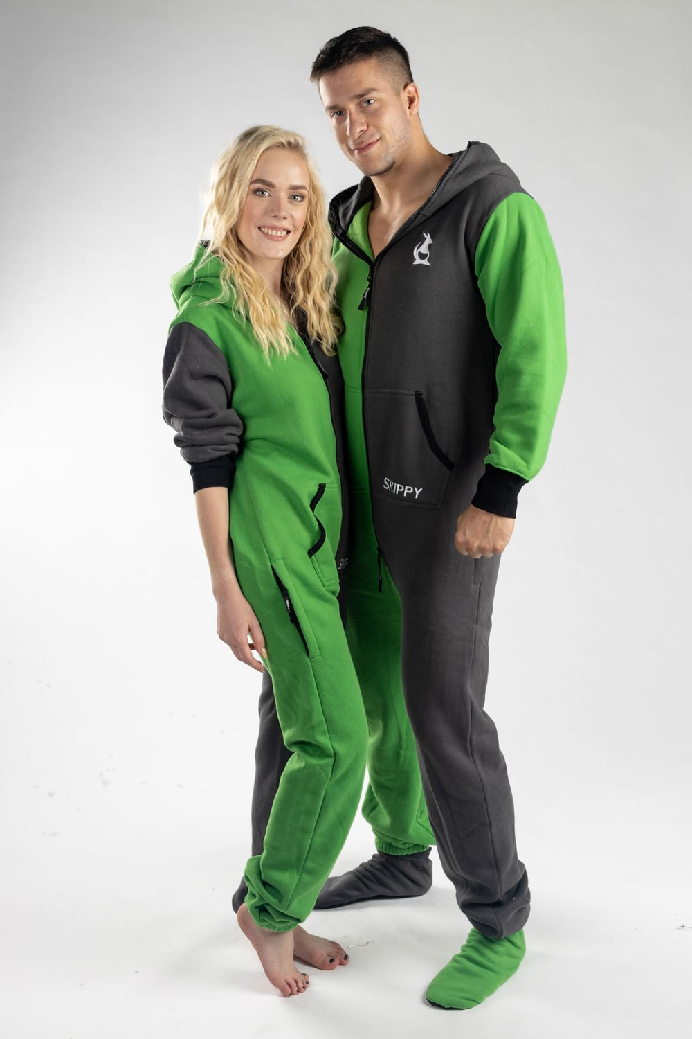 Green Gray Onesie
