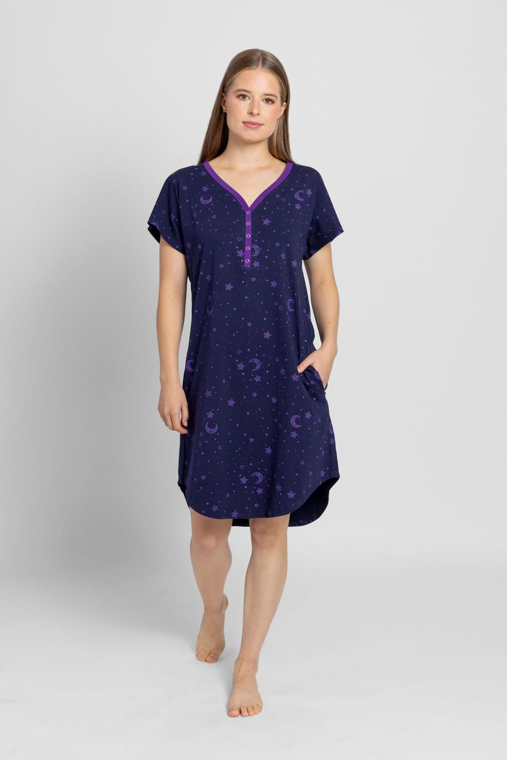 Navy Sky Women's Nightgown
