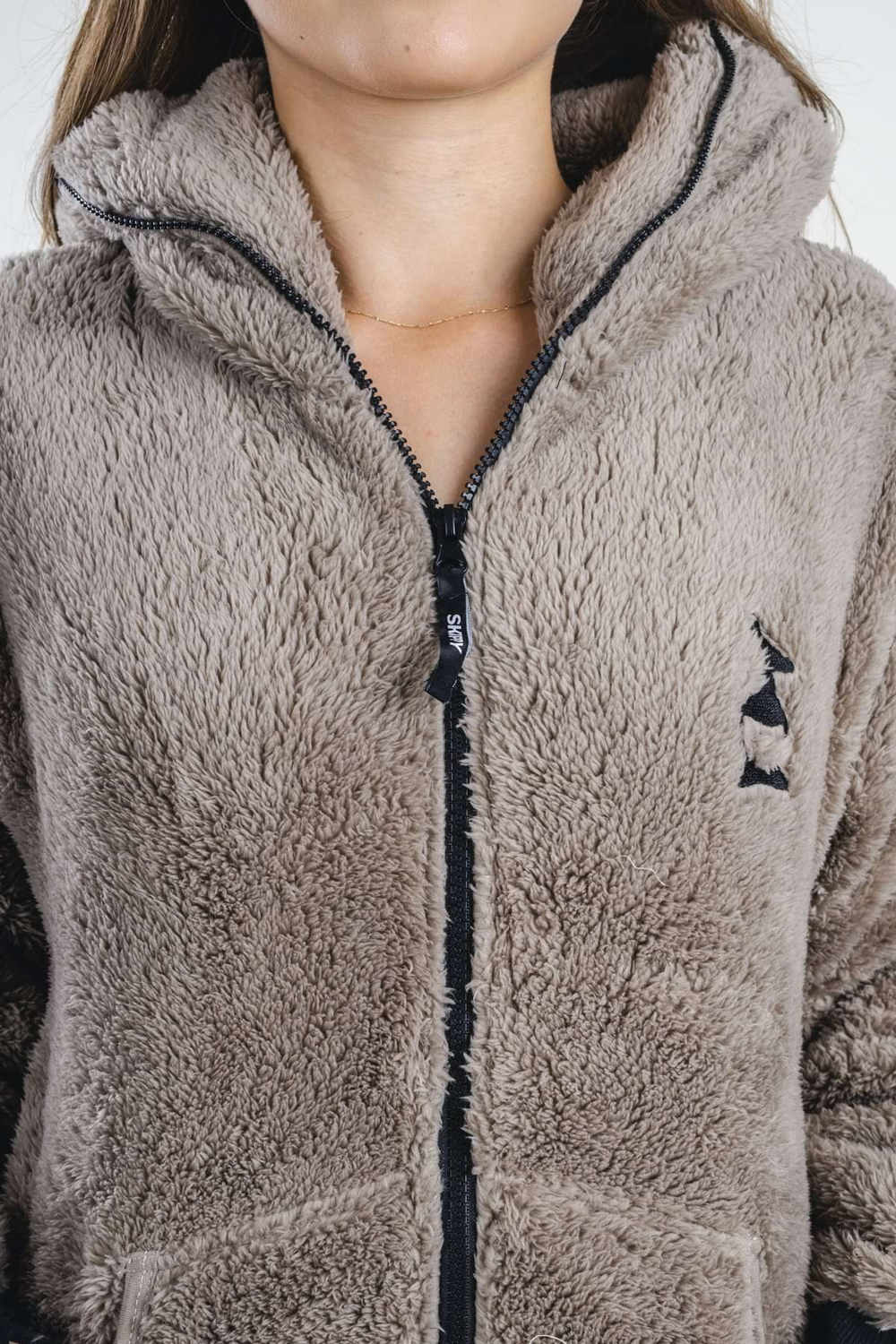 Light Grey Teddy Onesie