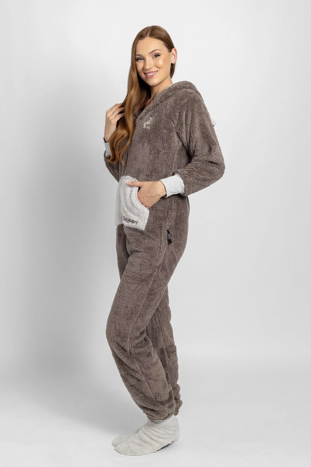 Gray Cat Teddy Onesie