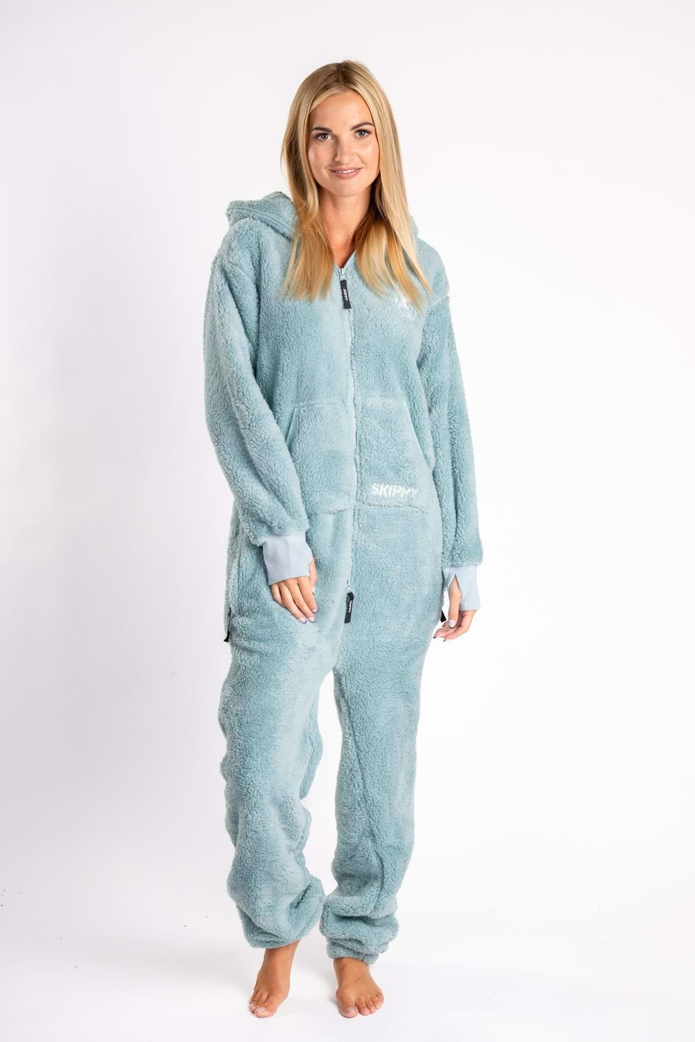 Dusty Mint Teddy Onesie
