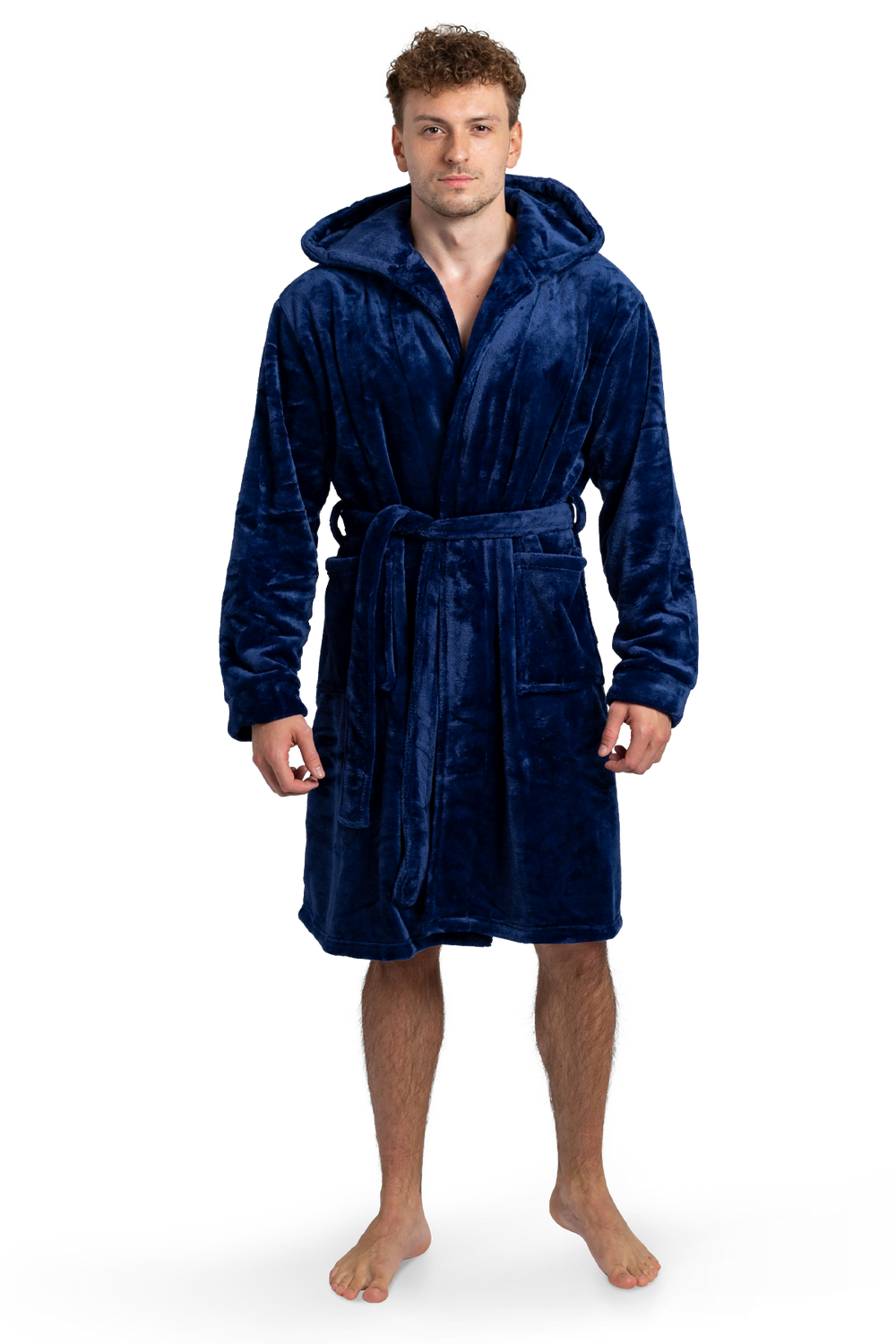 Navy Men's Bathrobe