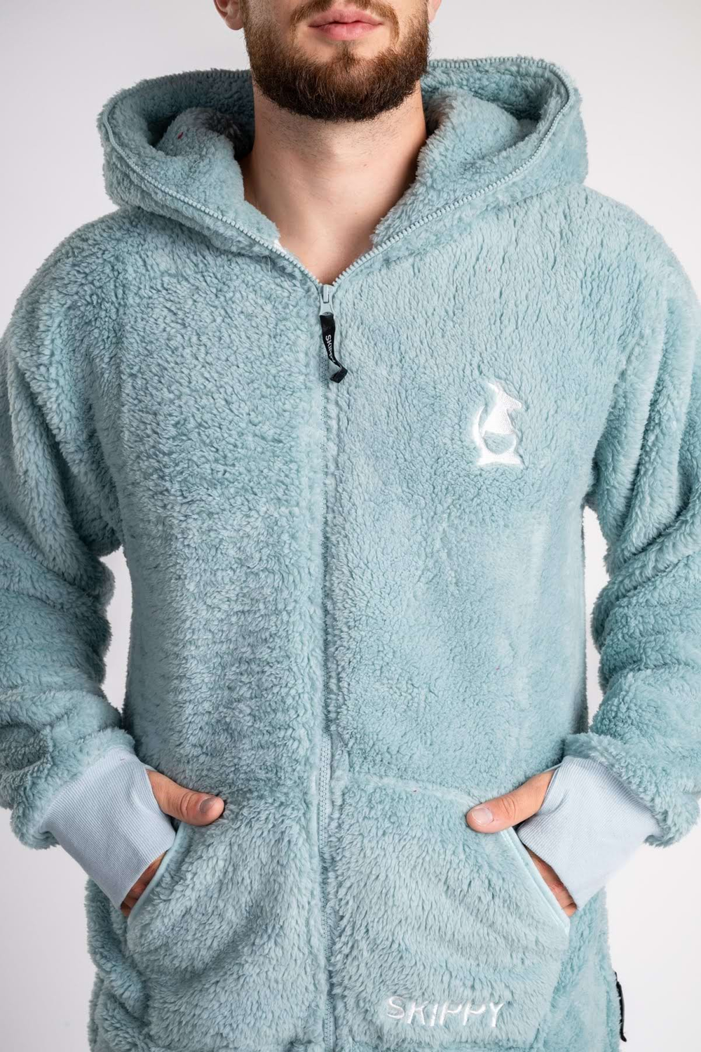 Dusty Mint Teddy Onesie