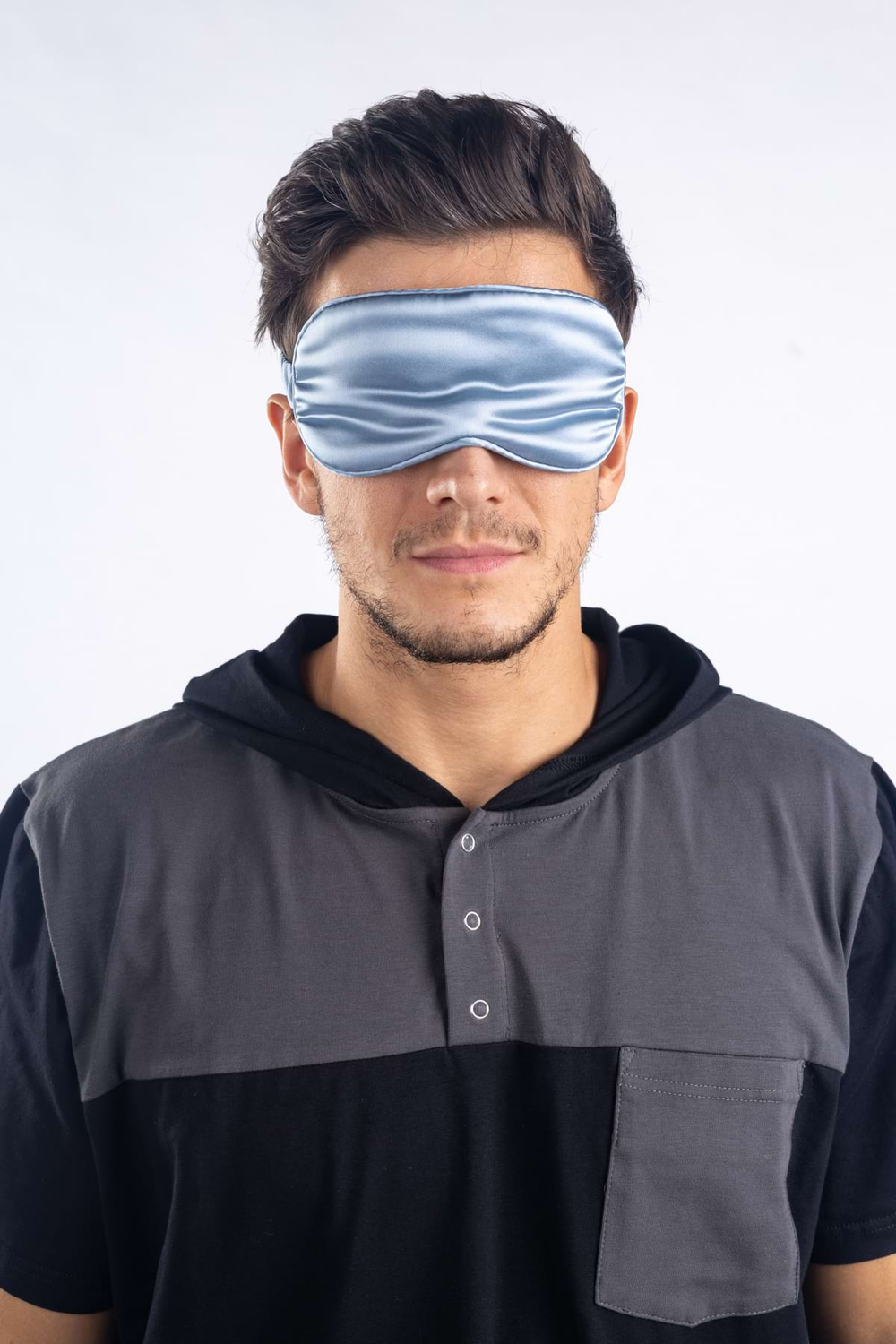 Light Grey Silk Sleep Mask