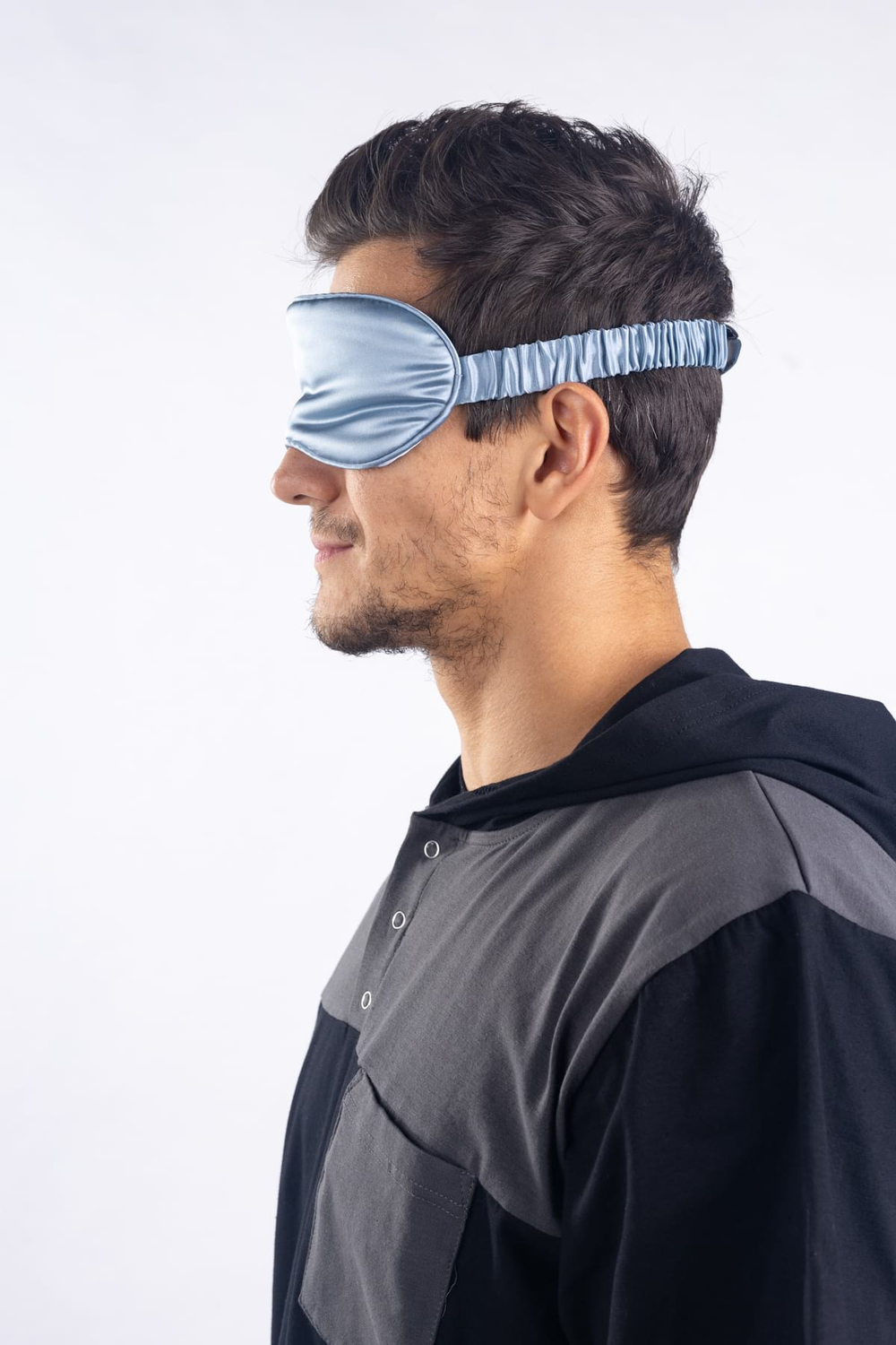 Light Grey Silk Sleep Mask