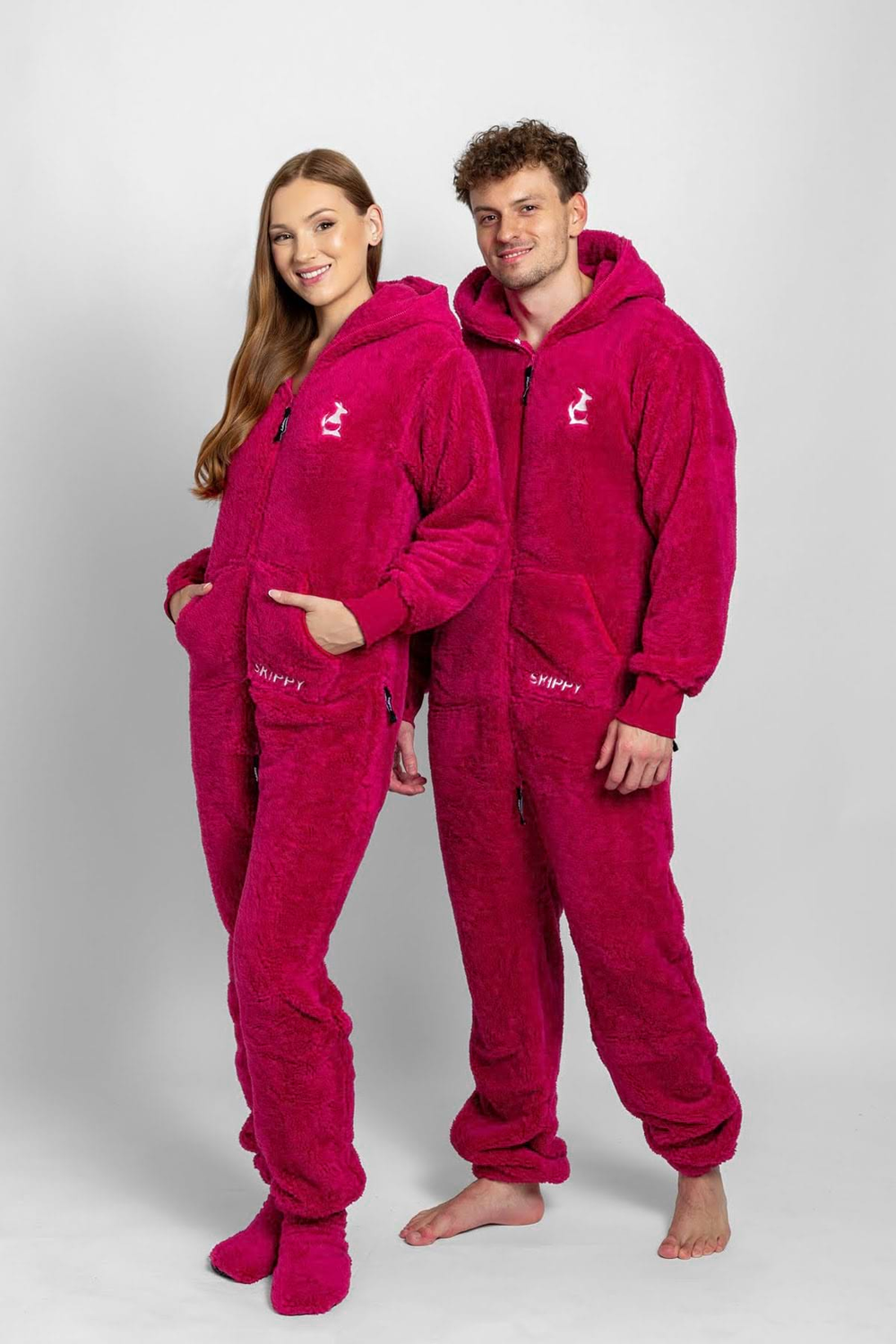 Raspberry pink Teddy Onesie