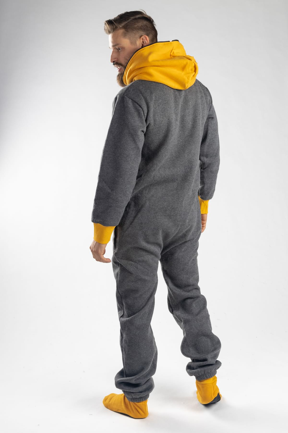 Grey Gold Onesie