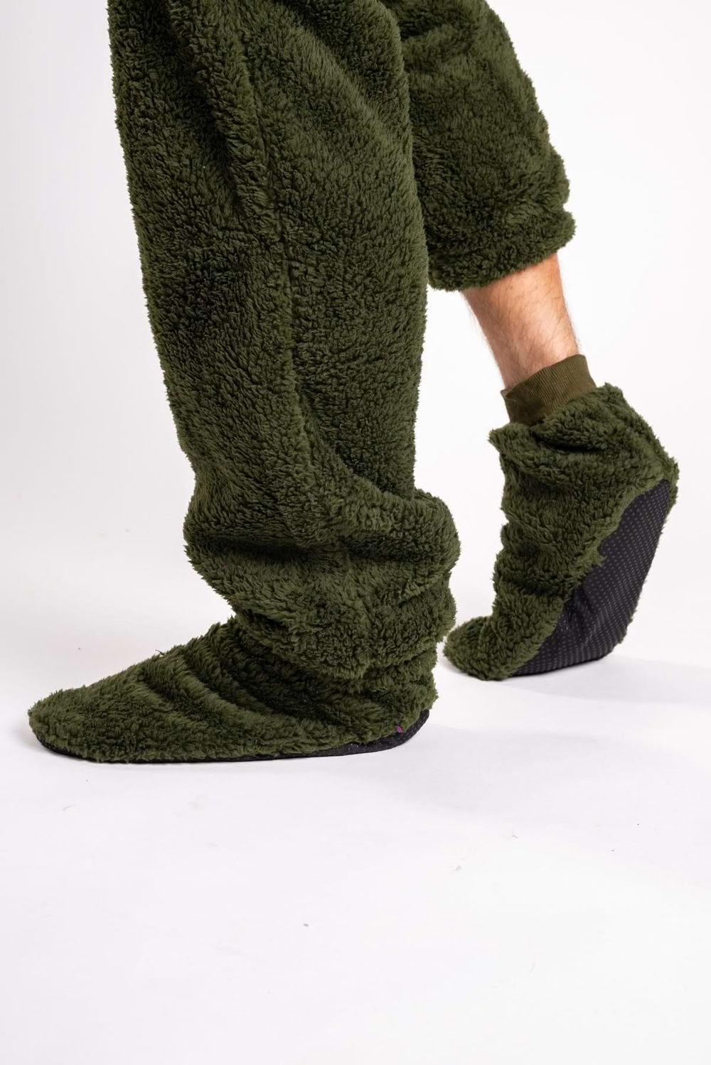 Dusty Green Teddy Onesie