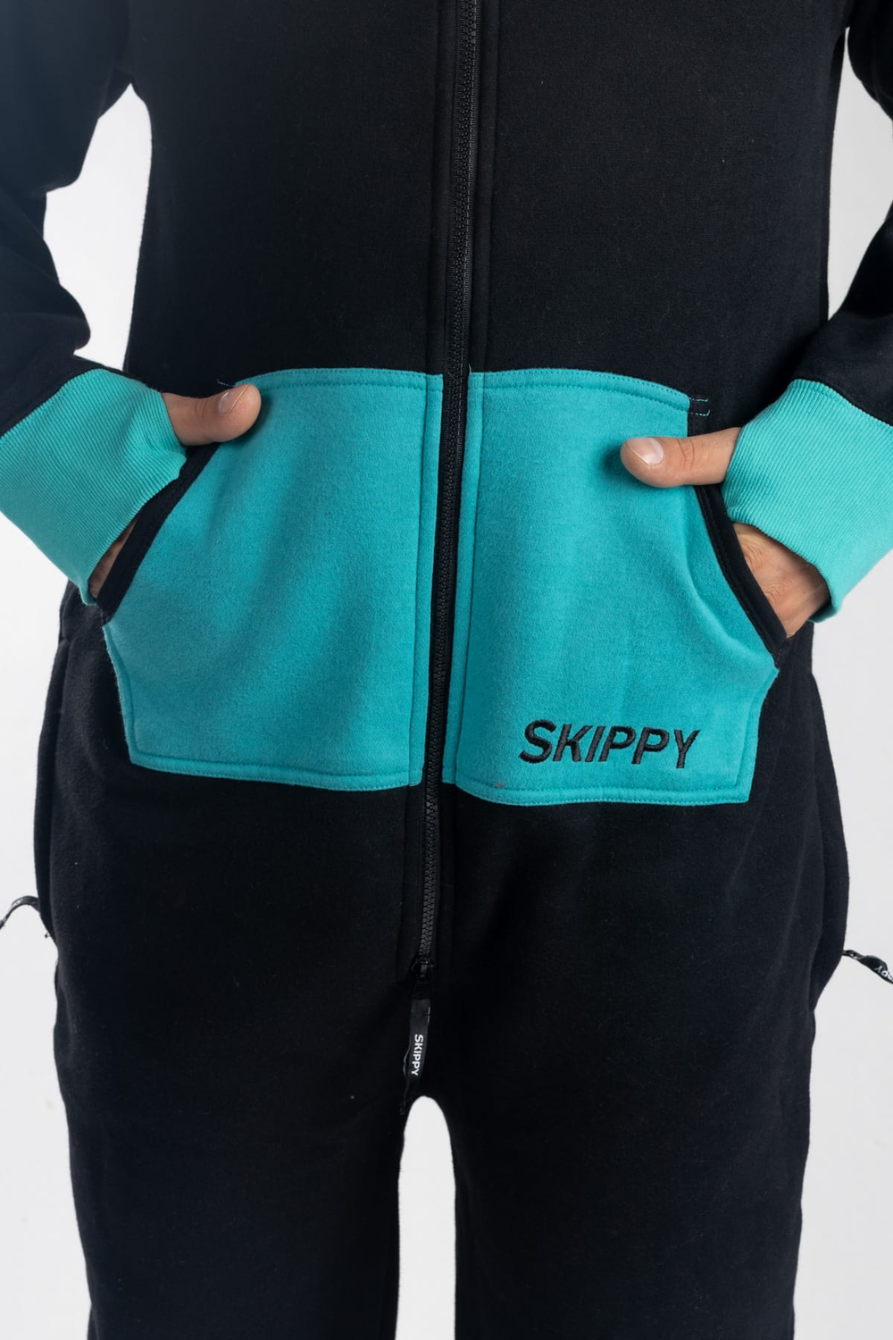 Black Turquoise Onesie