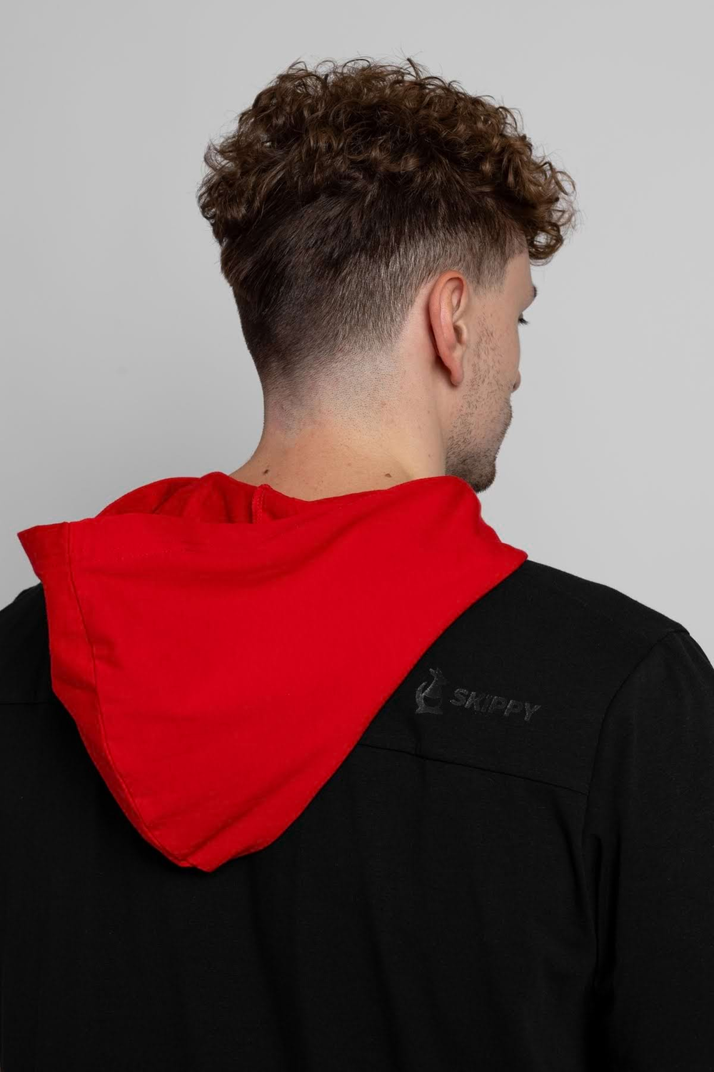 Black Red Men's Nightgown