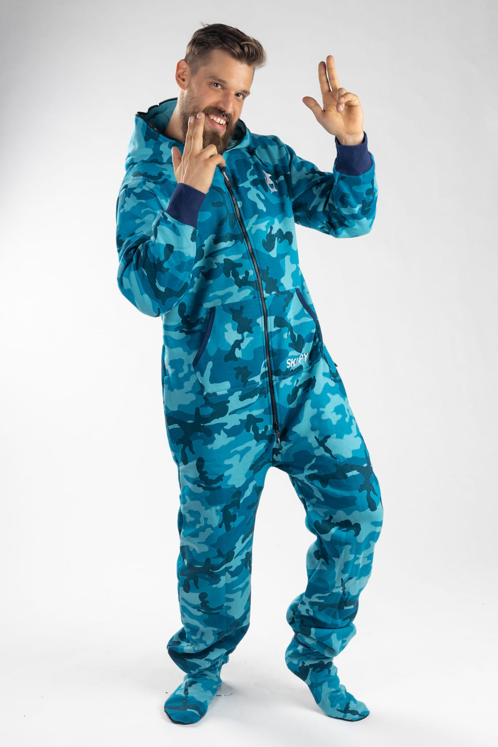 Camo Blue Onesie