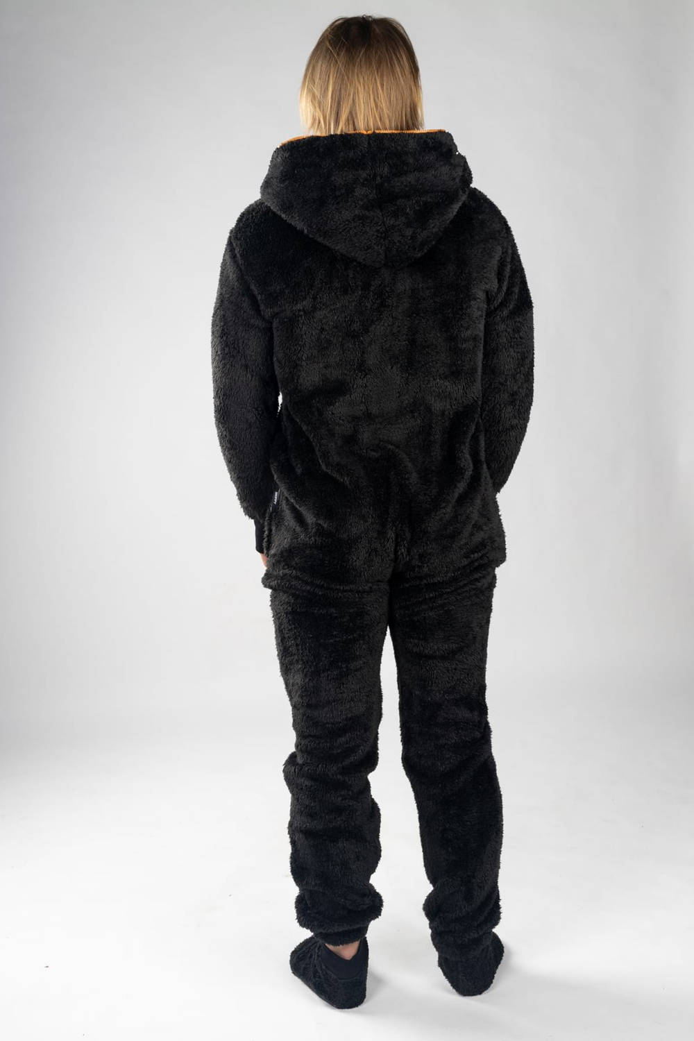 Black Orange Teddy Onesie
