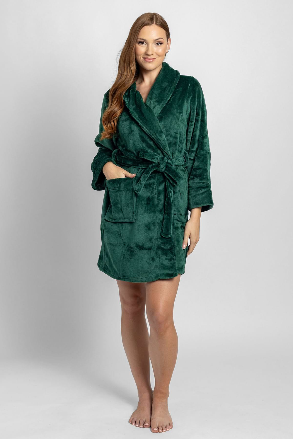 Dark Emerald Women's Bathrobe