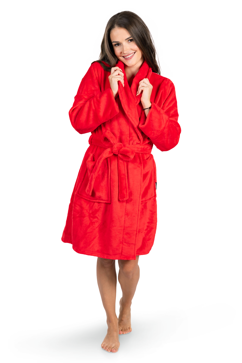 Red Women's Bathrobe Red Women's Bathrobe