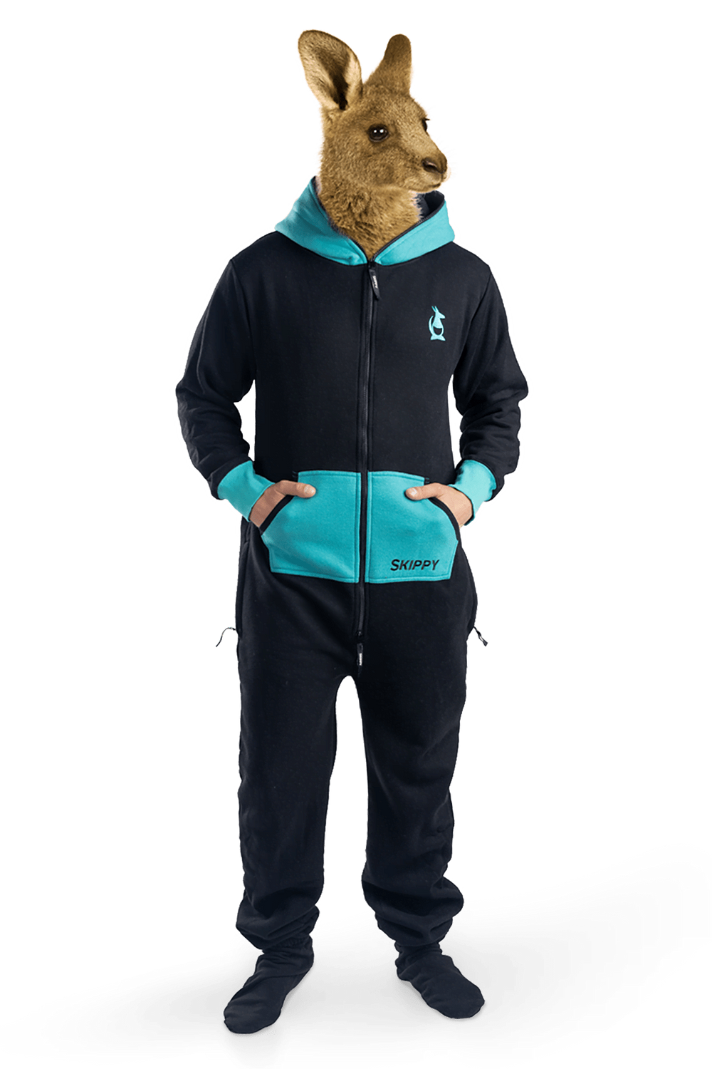 Black Turquoise Onesie