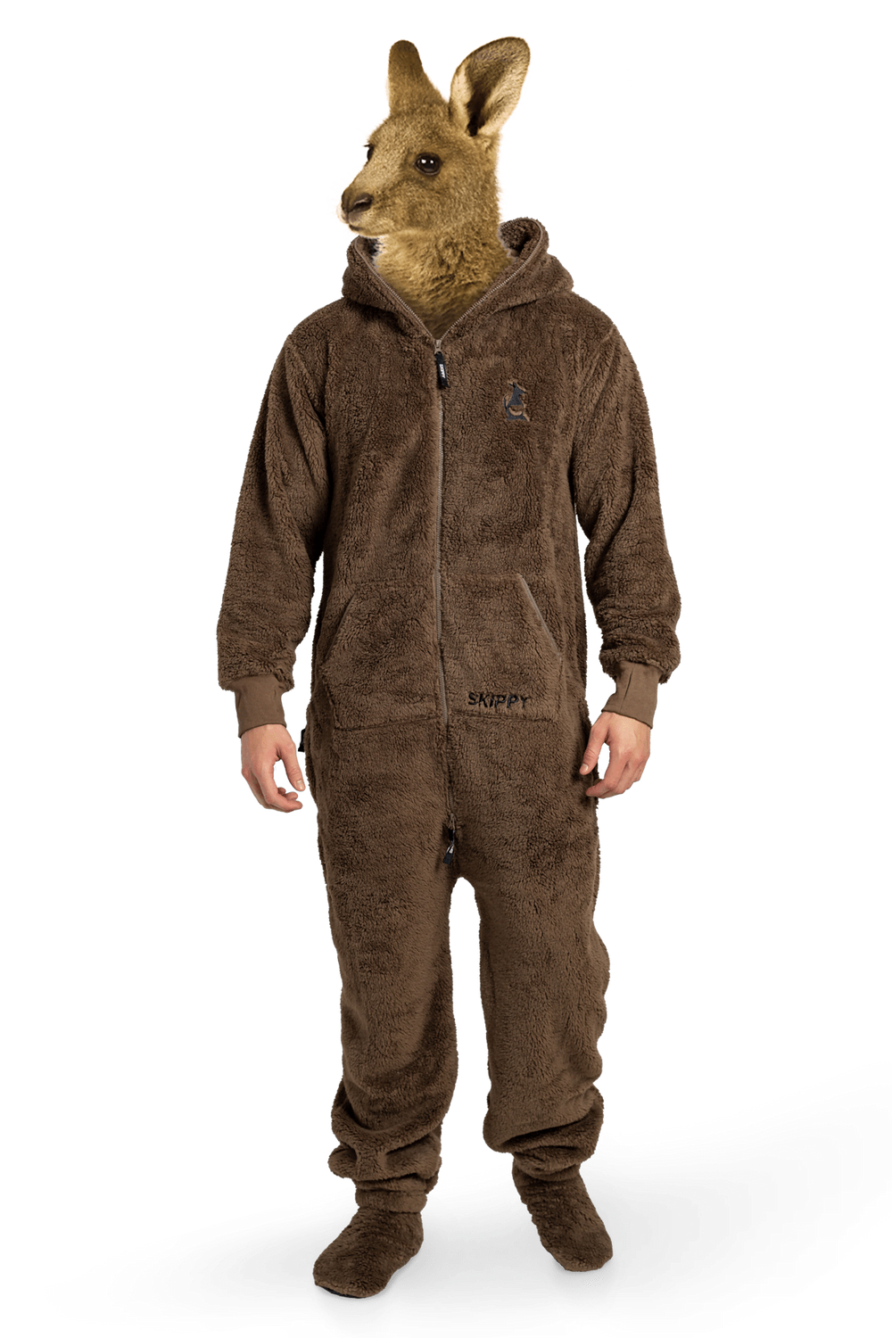 Dusty Taupe Teddy Onesie