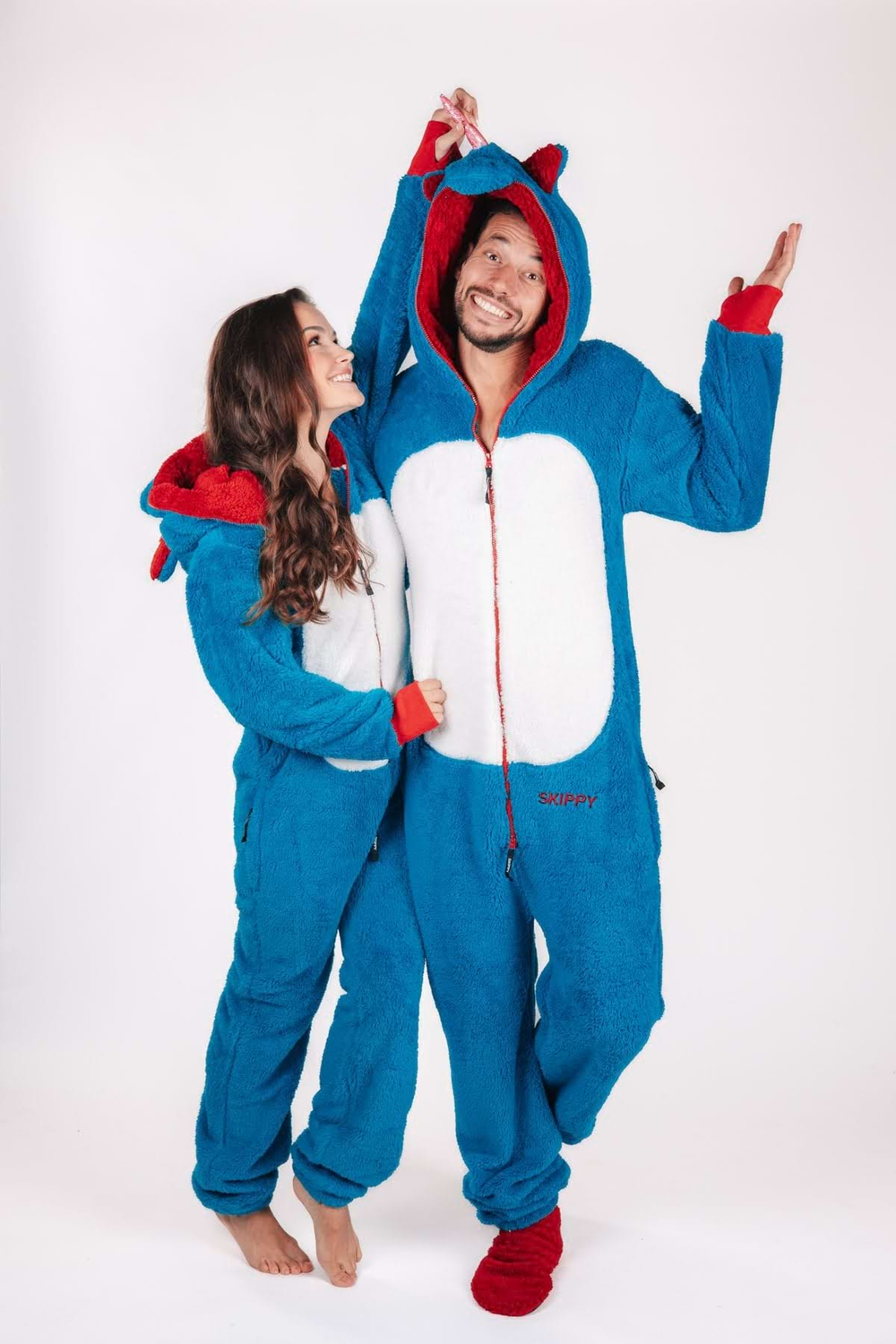 Blue Unicorn Teddy Onesie