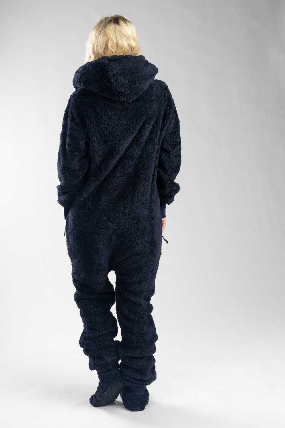 Navy Teddy Onesie