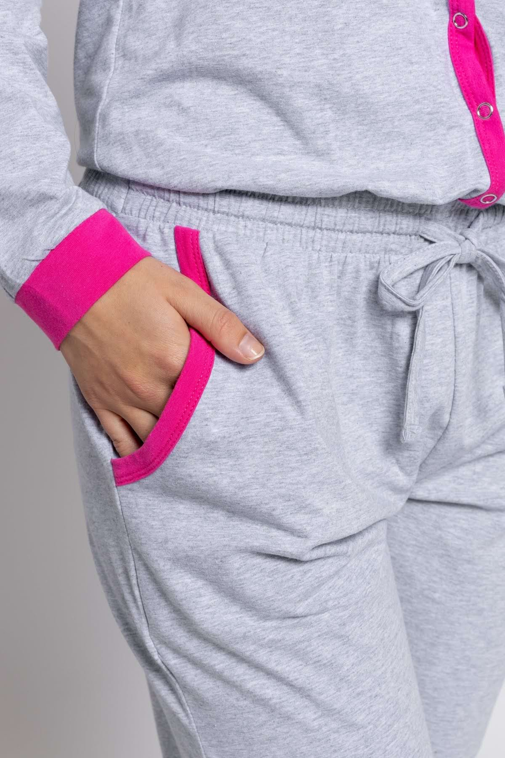 Light Grey Ladies Pyjama Overall