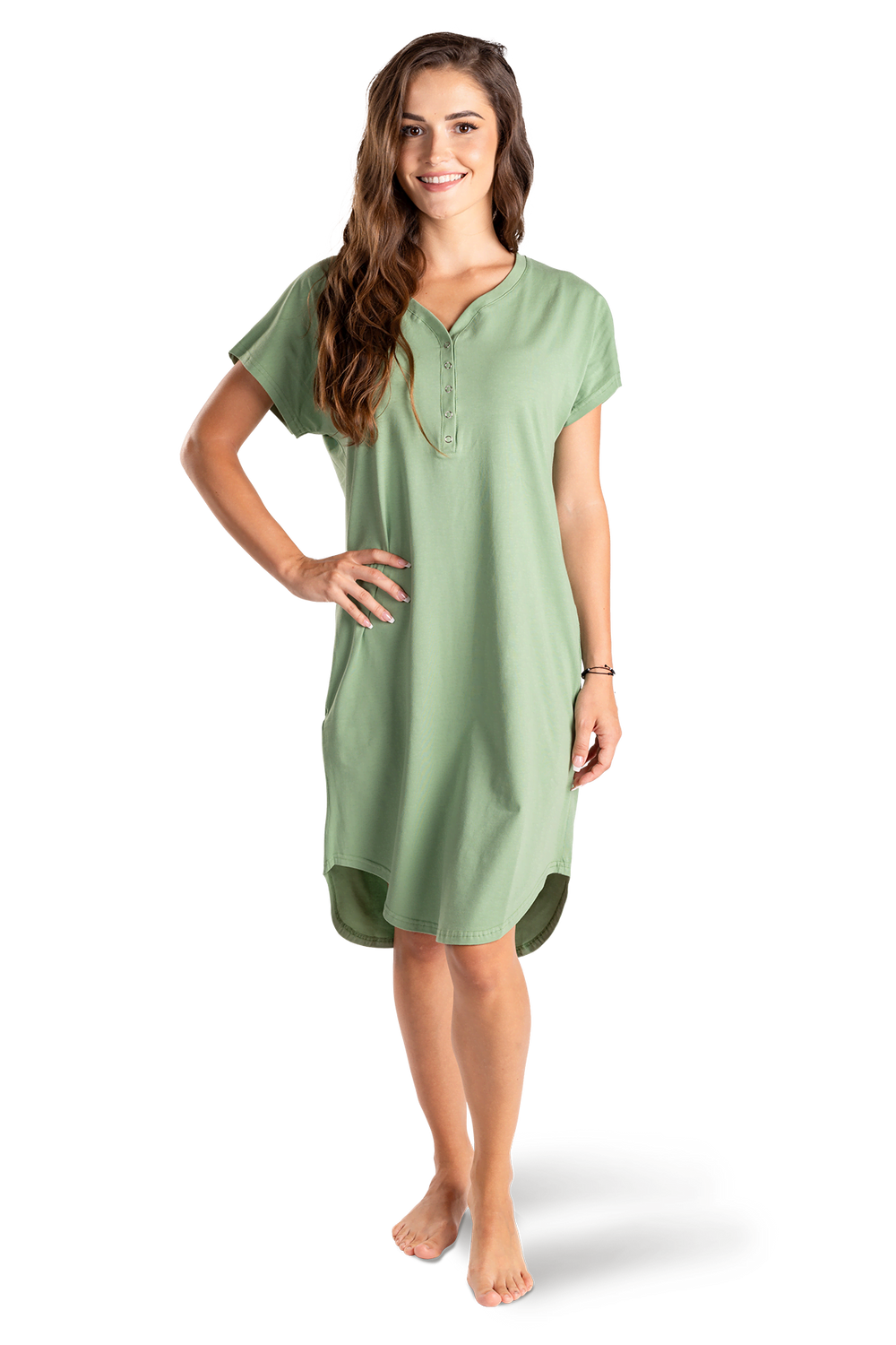 Dusty Green Women's Nightgown
