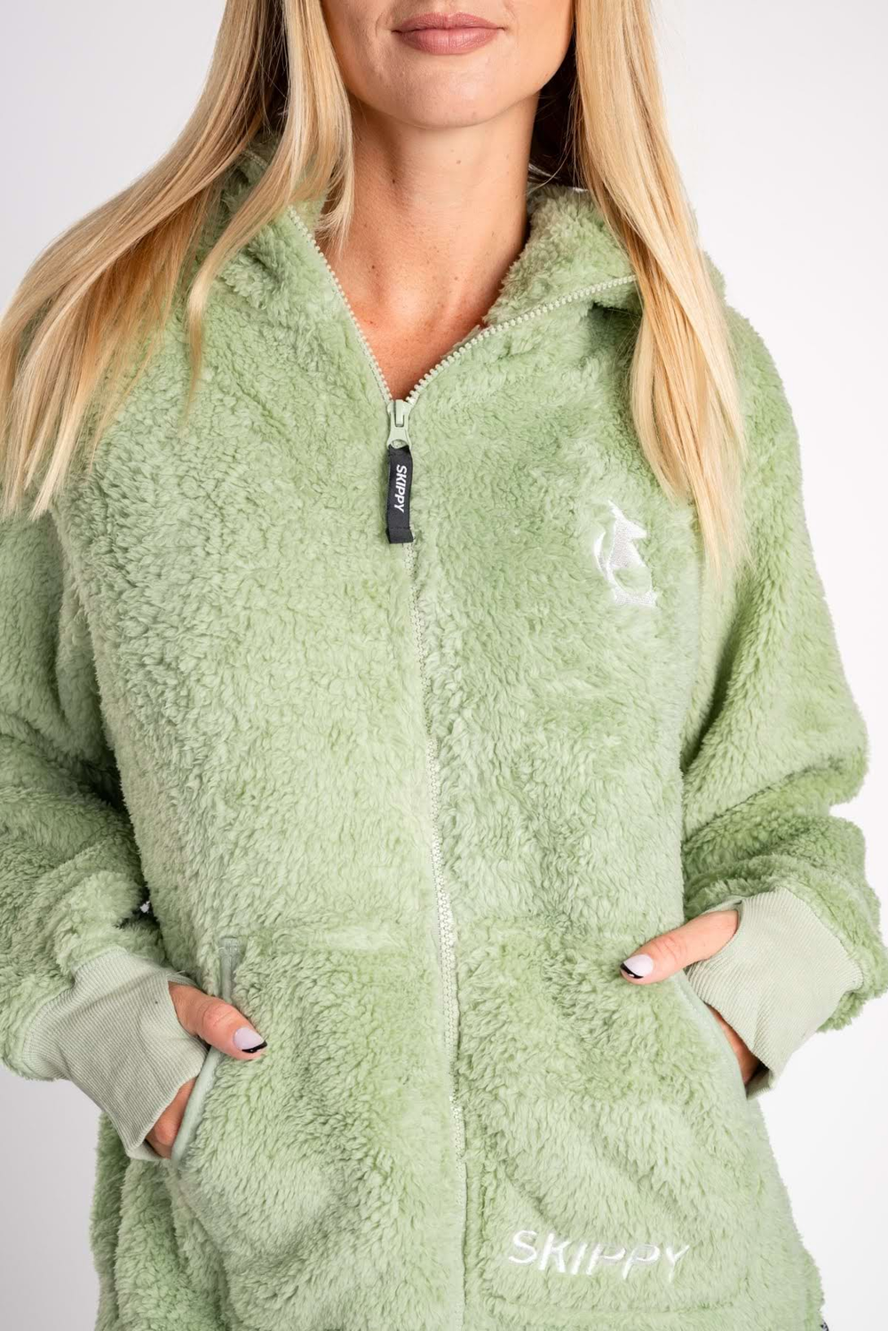 Dusty Sage Teddy Onesie