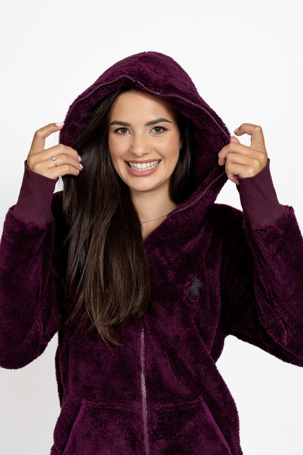 Deep Plum Teddy Onesie
