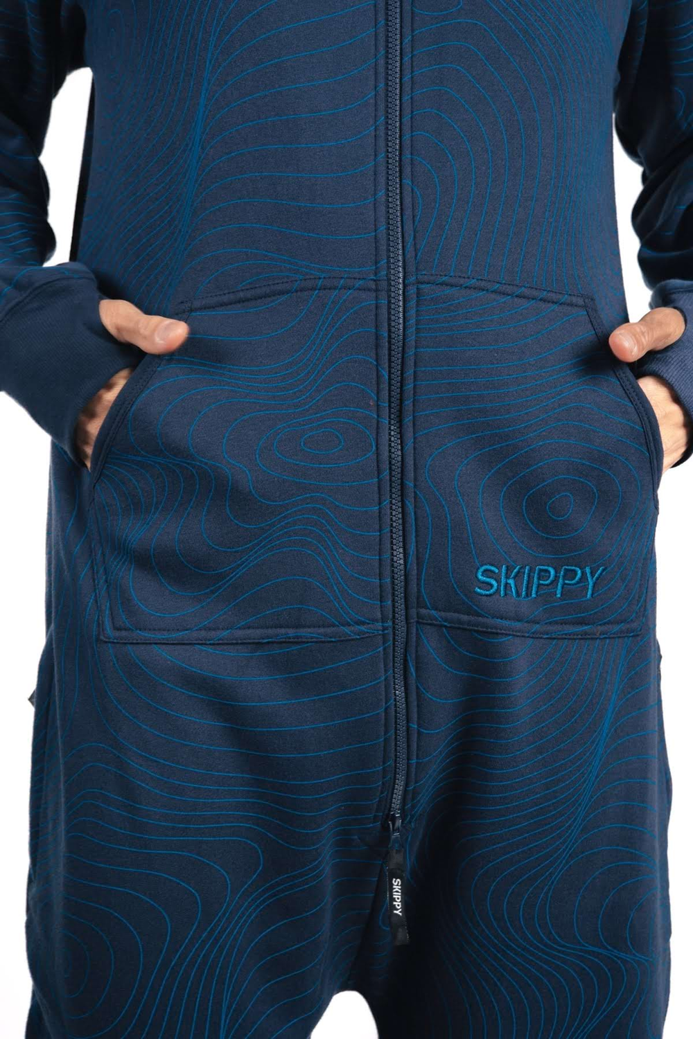 Geometric Navy Onesie