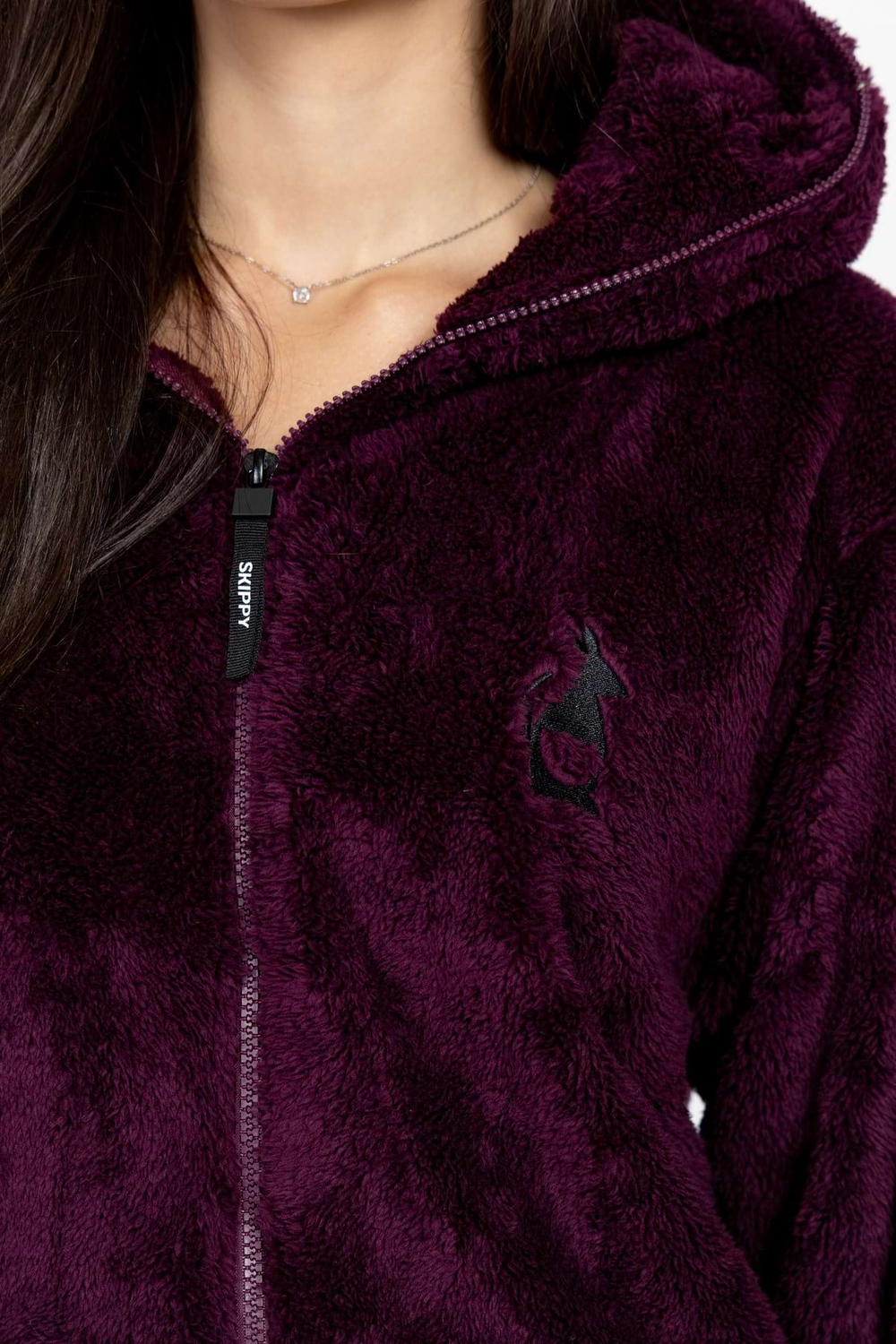Deep Plum Teddy Onesie