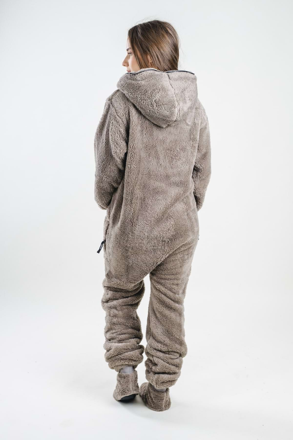 Light Grey Teddy Onesie