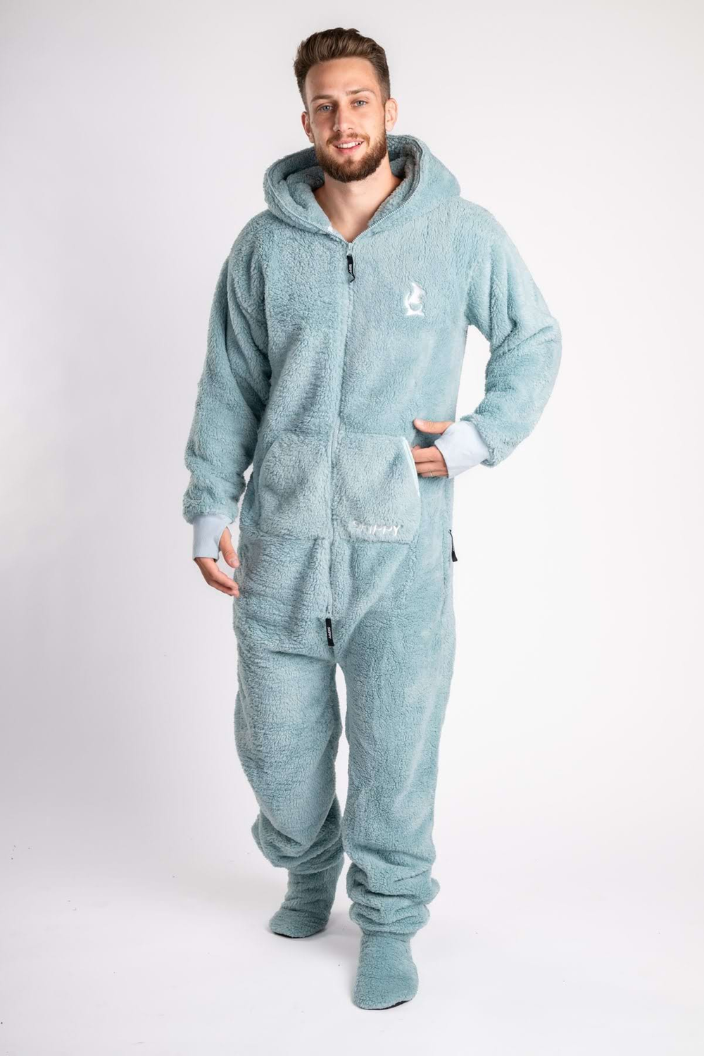 Dusty Mint Teddy Onesie