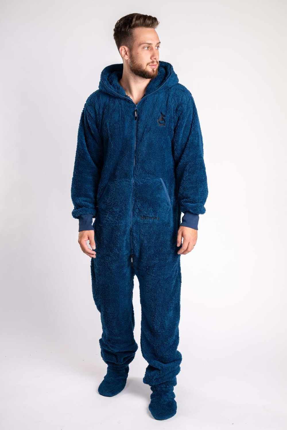 Dusty Blue Teddy Onesie