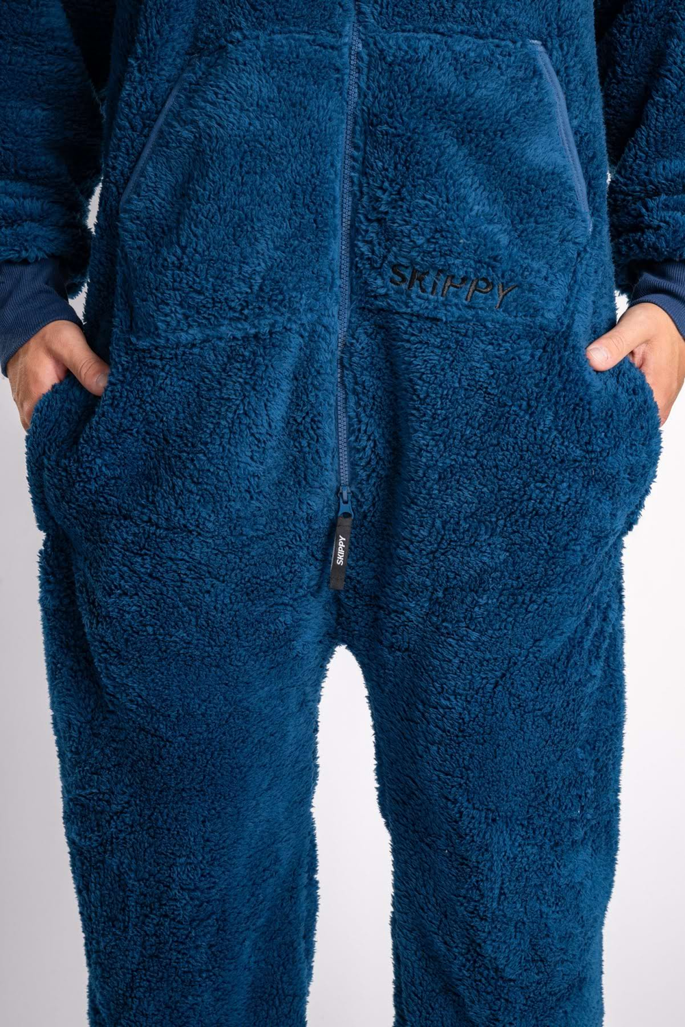 Dusty Blue Teddy Onesie