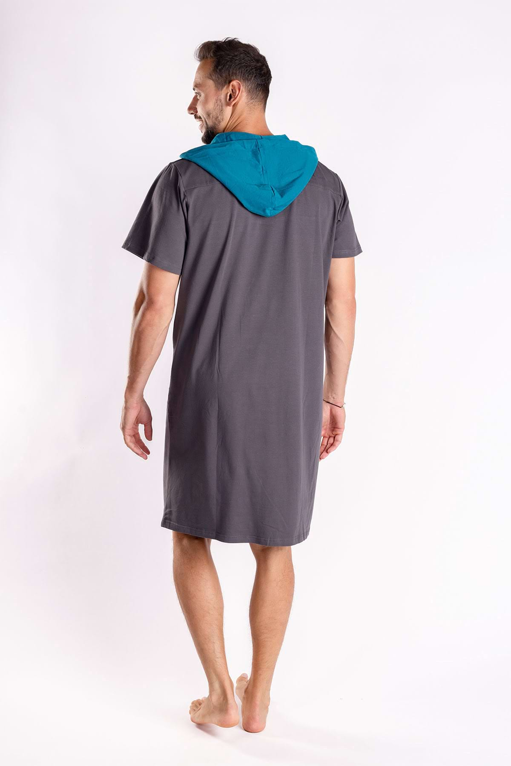 Grey Petrol Men's Nightgown
