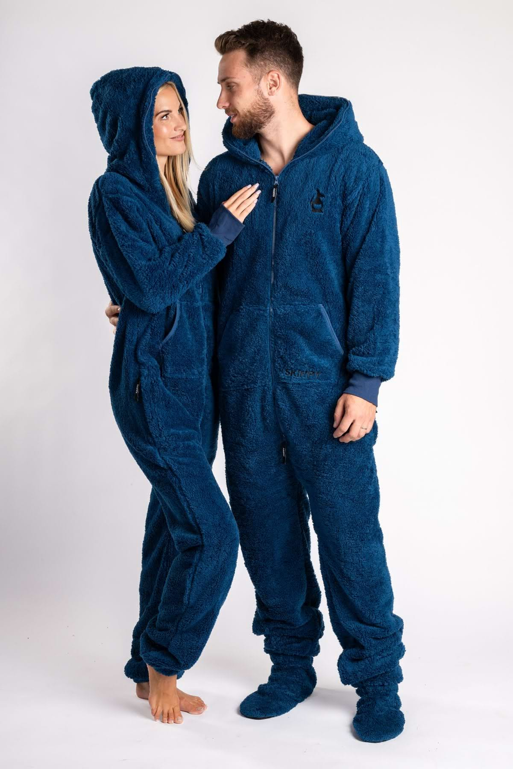 Dusty Blue Teddy Onesie