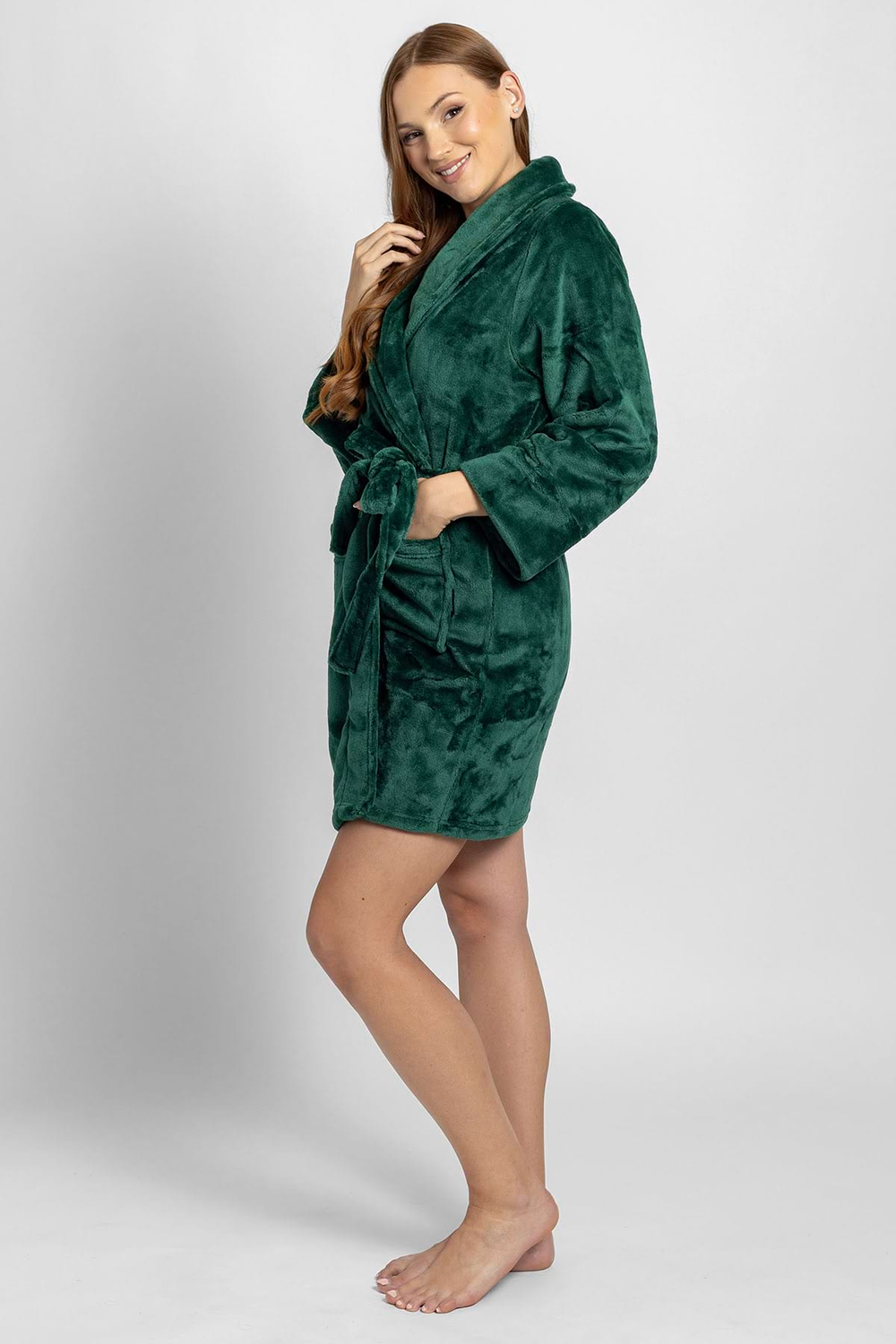 Dark Emerald Women's Bathrobe