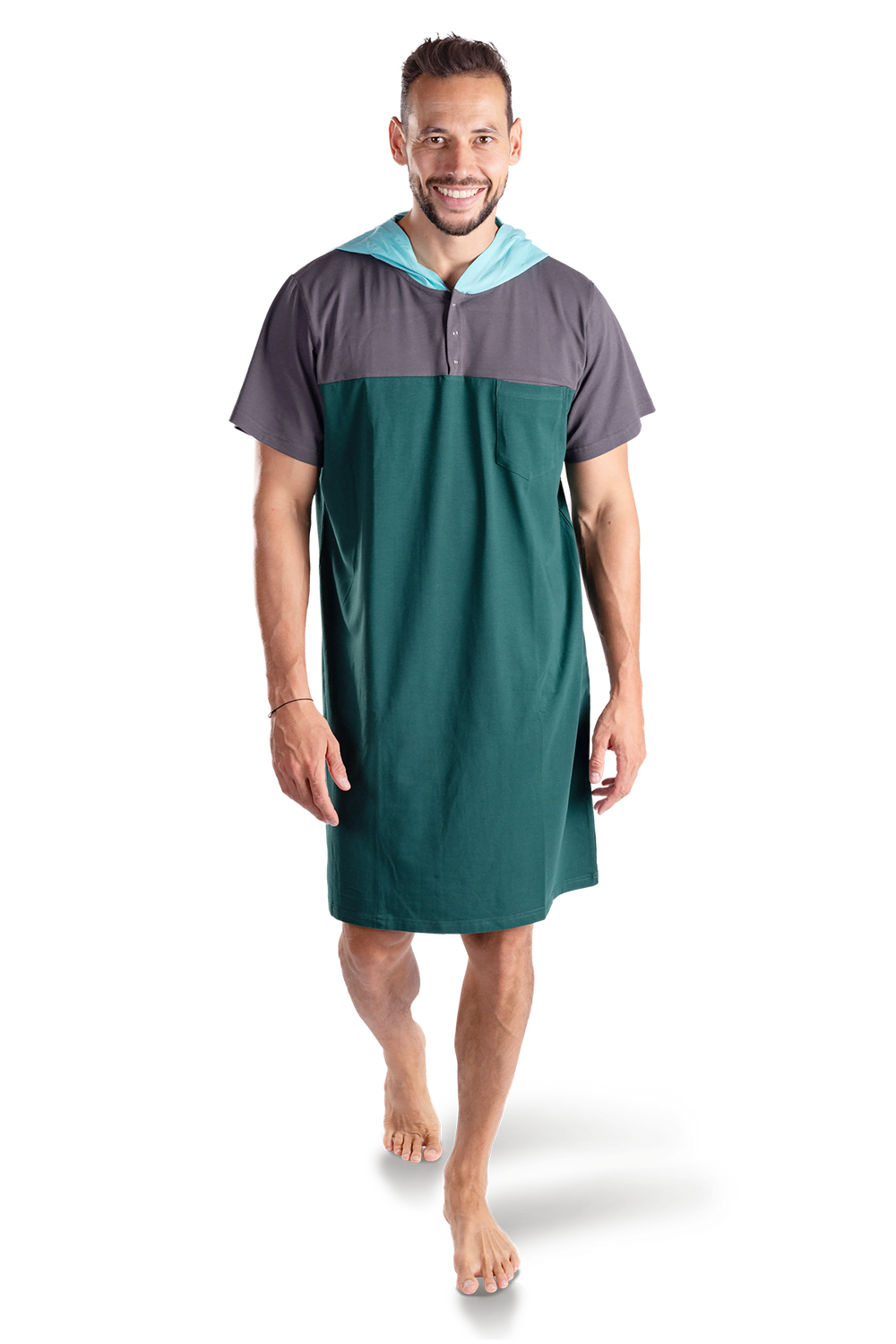 Green Mint Men's Nightgown Green Mint Men's Nightgown