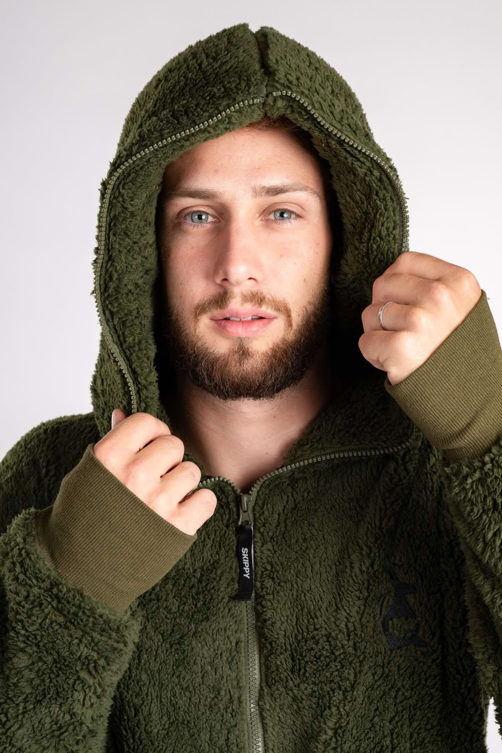 Dusty Green Teddy Onesie