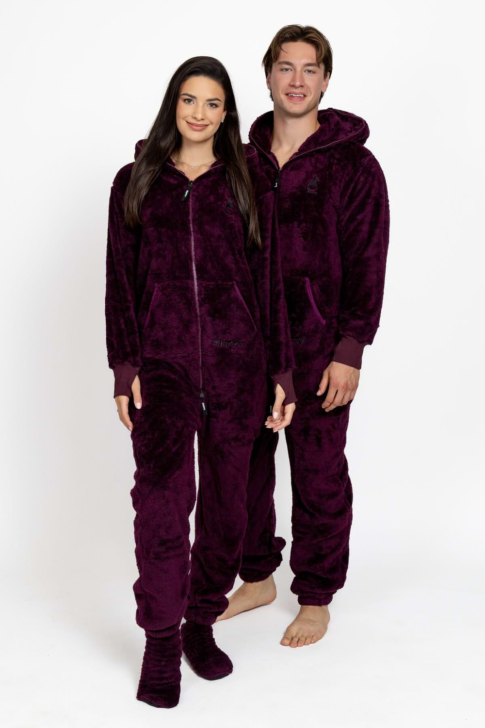 Deep Plum Teddy Onesie
