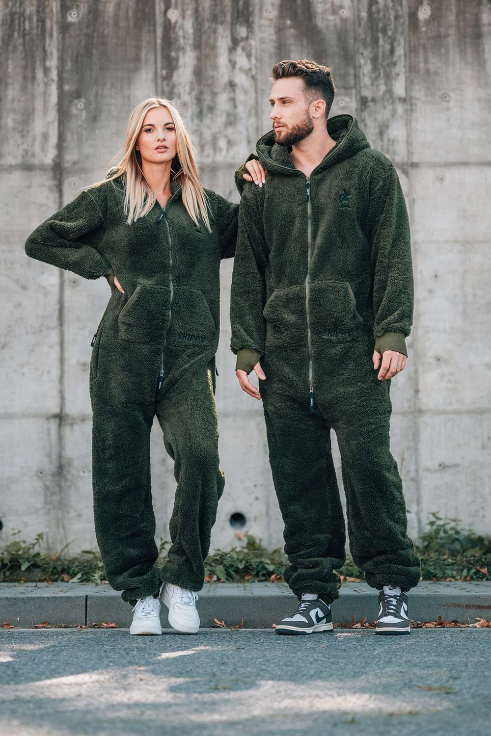 Dusty Green Teddy Onesie