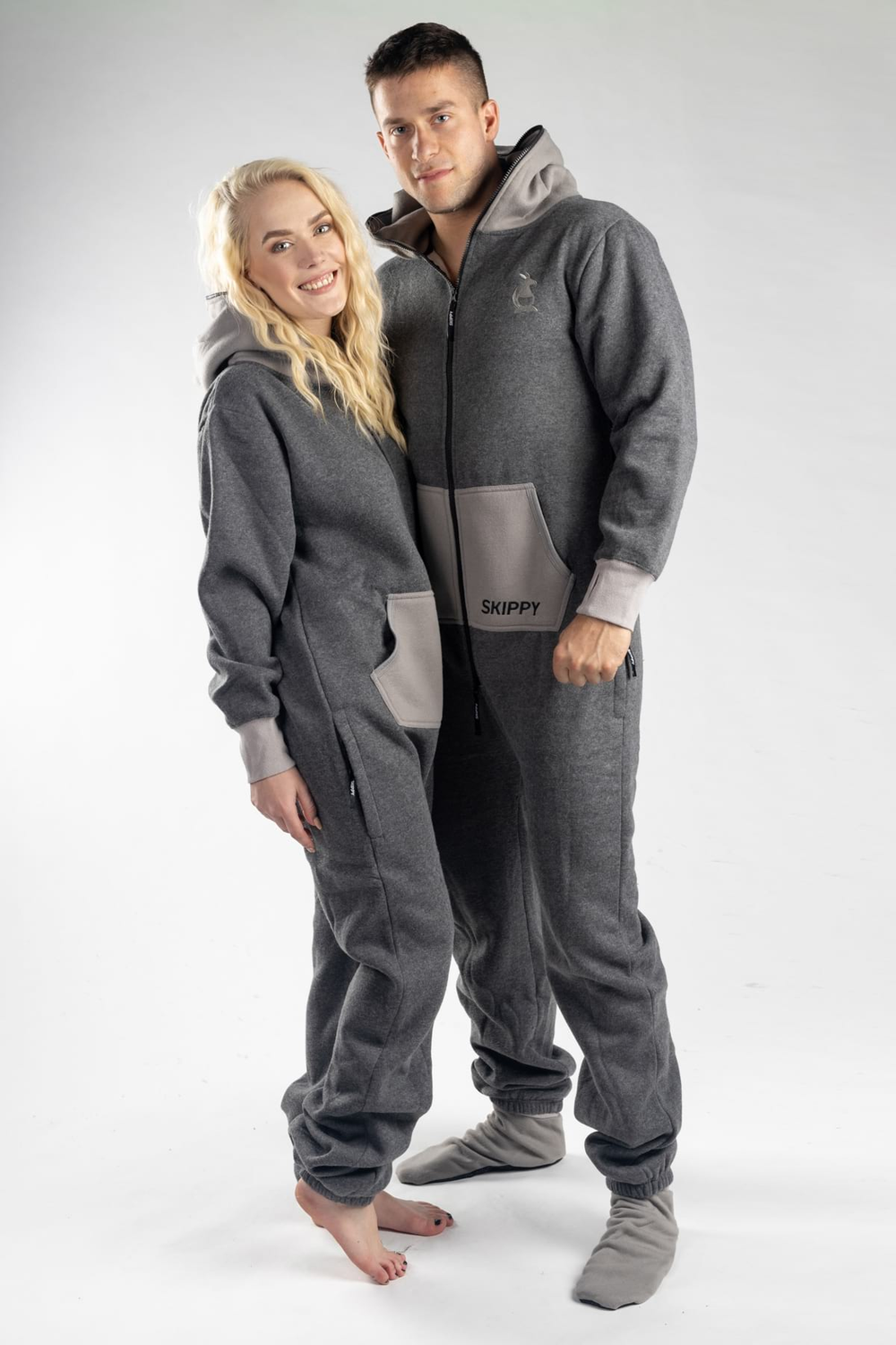 Grey Silver Onesie