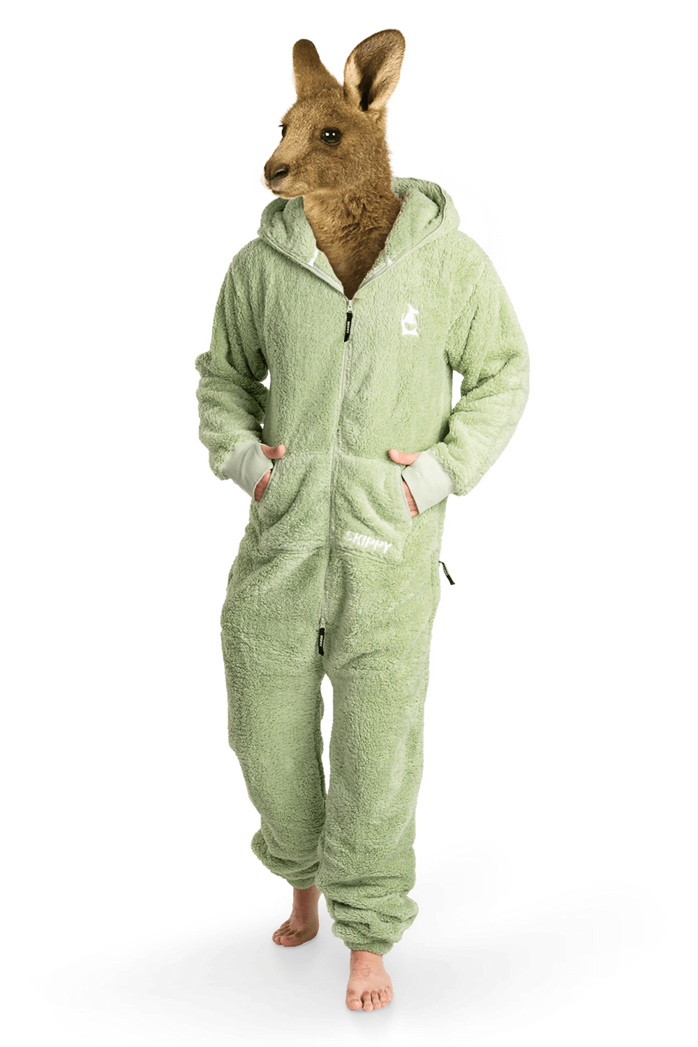 Dusty Sage Teddy Onesie